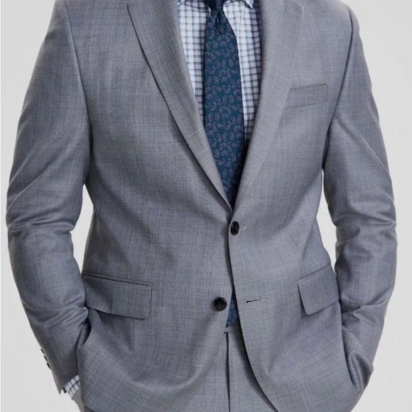(#28) Michael Kors Men's Light Gray Kaplan  Kapa1KQX003 Jacket Size 50R - Picture 1 of 7